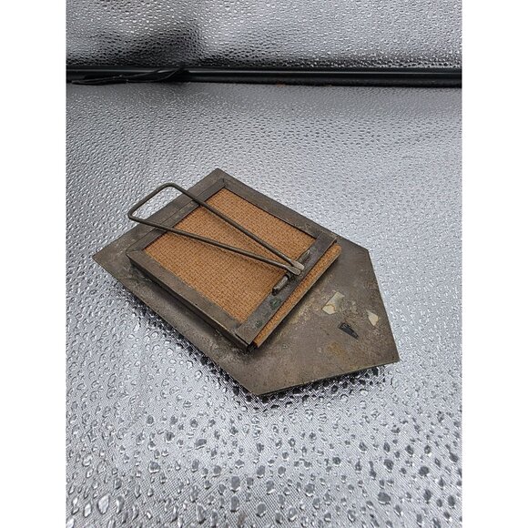 Belle Maison Moonstone Carnelian Jasper Turquoise Metal Photo Frame 4x3" - Picture 5 of 7